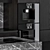 Modern Kitchen Cabinet with Premium Appliances 3D model small image 4