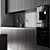 Modern Kitchen Cabinet with Premium Appliances 3D model small image 6