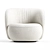 Seamless Textured 3D Lounge Chair 3D model small image 3