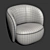 Seamless Textured 3D Lounge Chair 3D model small image 9