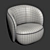 Seamless Textured 3D Lounge Chair 3D model small image 18