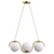 Minimalist Glass Pendant Light 3D model small image 1