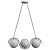 Minimalist Glass Pendant Light 3D model small image 3