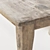 Natural Dining Set Uniqwa Furniture 3D model small image 4