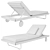 Elegant Sunray Loungers for Relaxation 3D model small image 6