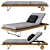 Elegant Sunray Loungers for Relaxation 3D model small image 9