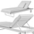 Elegant Sunray Loungers for Relaxation 3D model small image 18