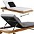 Elegant Sunray Loungers for Relaxation 3D model small image 28