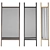 De La Espada Extend Mirror Set 3D model small image 4