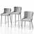 Customizable Trendy Velvet Chairs 3D model small image 14