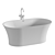 Luxury Helga Bathtub 3D model small image 3