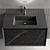 Iks Full Wall-Mounted Vanity Unit 3D model small image 1