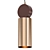 Copper Pink Pendant Light 3D model small image 1
