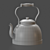 Vintage Brass Tea Kettle 3D model small image 15