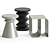 Alban Ondule Thilde Decor Set 3D model small image 4