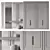 Customizable Storage Solution: Wardrobe №20 3D model small image 1