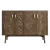 Ethnic Style Wooden Cabinet 3D model small image 3