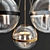 Mid-Century Reese Globe Pendant 3D model small image 3