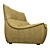 Retro Chic Montis Florence Sofa 3D model small image 2