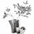 Eternal Beauty Dry Flower Bouquet 3D model small image 4