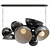 Modern Minimalist Miyake Suspension Lamp 3D model small image 1