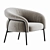 Modern Comfort Bella Armchair 3D model small image 2