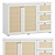 Alvis 1 Furniture Set White 3D model small image 2