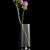 Green Thistle Bouquet in Modern Vase 3D model small image 5