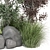 Outdoor Bush Plants Set 989 3D model small image 3