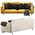 Modern Arflex Faubourg Sofa 3D model small image 5