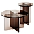 Pastill Iris Glass Tables Set 3D model small image 2