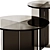 Pastill Iris Glass Tables Set 3D model small image 4