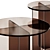 Pastill Iris Glass Tables Set 3D model small image 5