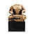 Serene Buddha Torso Sculpture 3D model small image 3