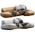 Sleek Modern Gogan Sofa Design 3D model small image 2