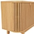 Modern Oak TV Stand Sideboard 3D model small image 3