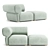 Stylish Fly Sofa with Modules 3D model small image 1