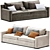 Stylish Brooklyn Sofa, 2017 Collection 3D model small image 1