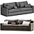Stylish Brooklyn Sofa, 2017 Collection 3D model small image 4