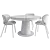 Elegant Granada Dining Set 3D model small image 4