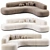 Luxury Modern Sofa BJORN 2015 3D model small image 2