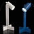 Flottilj Desk Lamp Beige 3D model small image 3