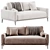 Modern ALFIL Sofa By Lebom 3D model small image 3