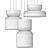 Sleek Totem LED Pendant Lights 3D model small image 3