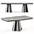 Minimalist Rectangular Tables: GEO Collection 3D model small image 1