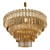 Elegant Glace 4121 S120 Chandelier 3D model small image 1