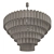 Elegant Glace 4121 S120 Chandelier 3D model small image 5