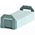 Luxury Ruban Bench Pierre Frey 3D model small image 2
