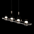 Sleek LED Pendant Light Fixture 3D model small image 2