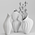 Moran Trabelsi Ceramics Vase Set 3D model small image 6